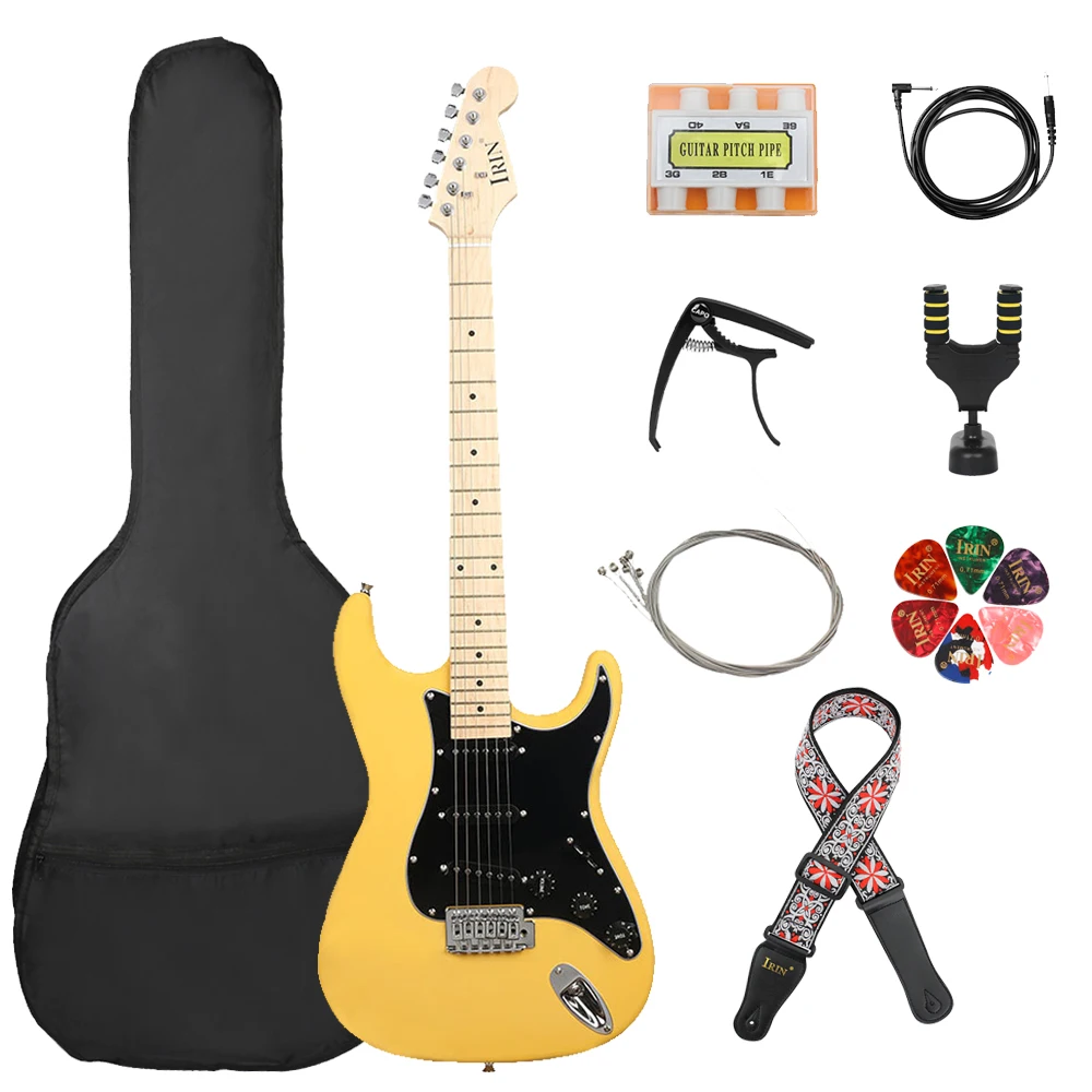 

IRIN 39 Inch 6 String Electric Guitar 22 Frets Basswood Body Electric Guitar With Bag Necessary Guitar Parts & Accessories