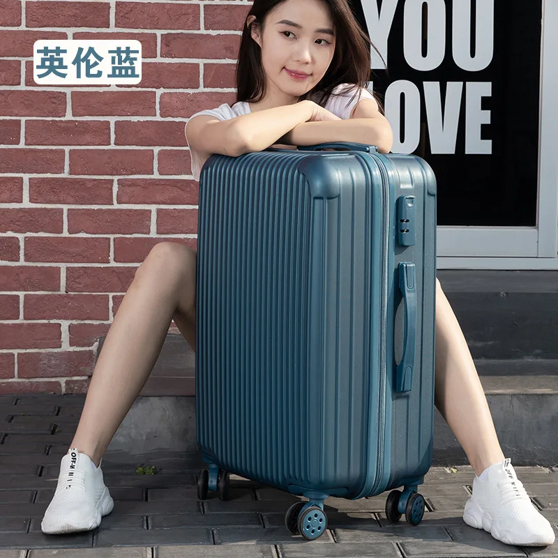 PLUENLI Luggage Trolley Case Universal Wheel New Dry Suitcase Boarding Password Suitcase