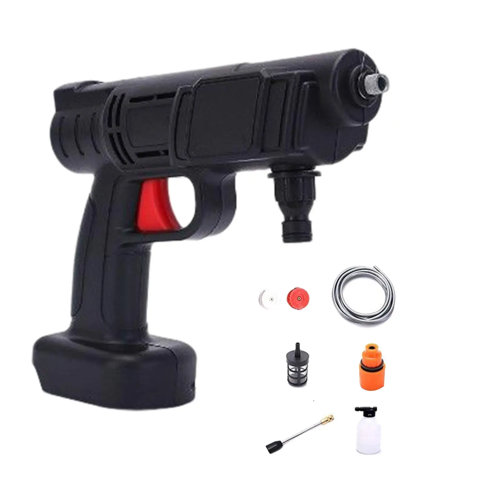 

Cordless Power Washer High Pressure Washer Portable Electric Water Spray for Watering Plants Baths Corners Floor Cleaning Car