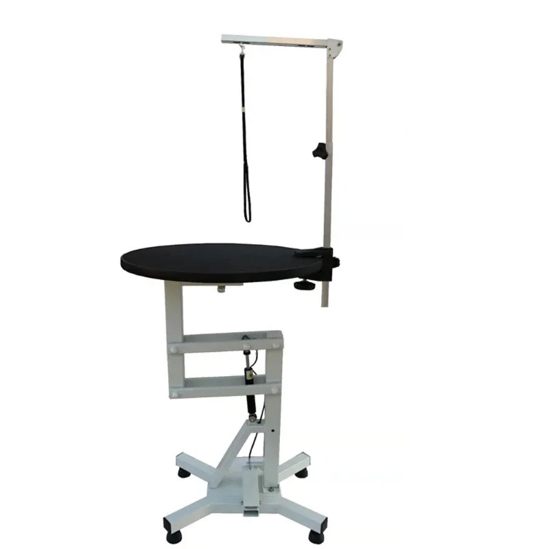 

Pet air pressure grooming table 60cm for N-209 cat and dog hair styling workbench Pneumatic lift rotation shearing table