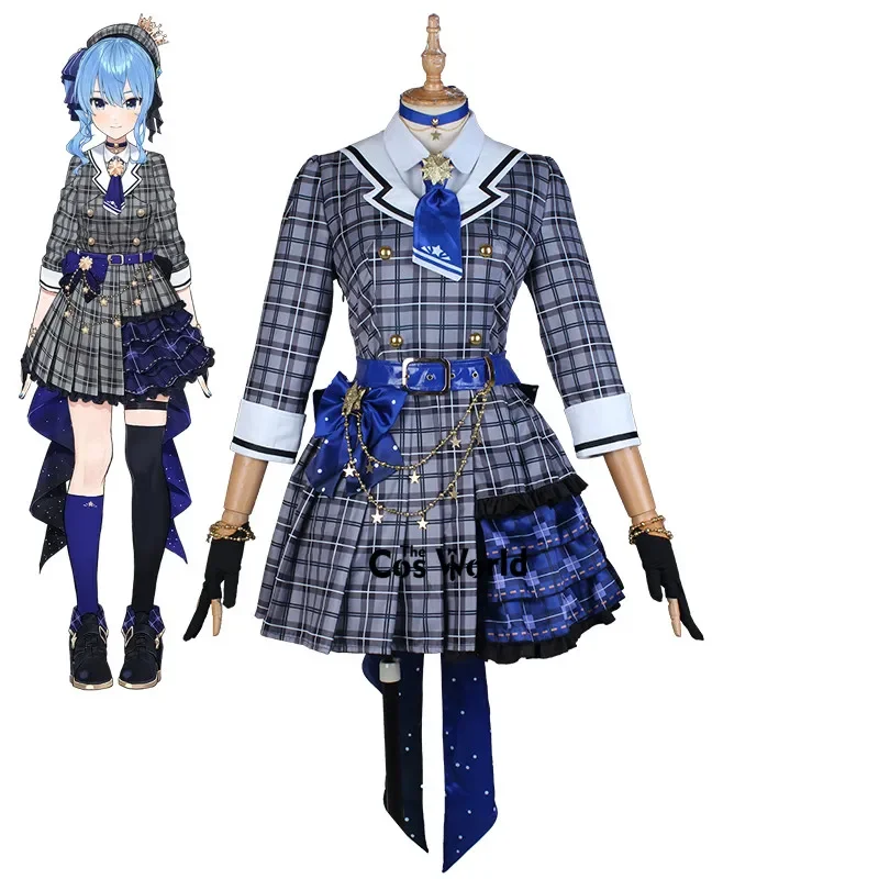 

Japanese Virtual YouTuber VTuber Hololive Hoshimachi Hosimati Suisei Outfits Anime Cosplay Costumes