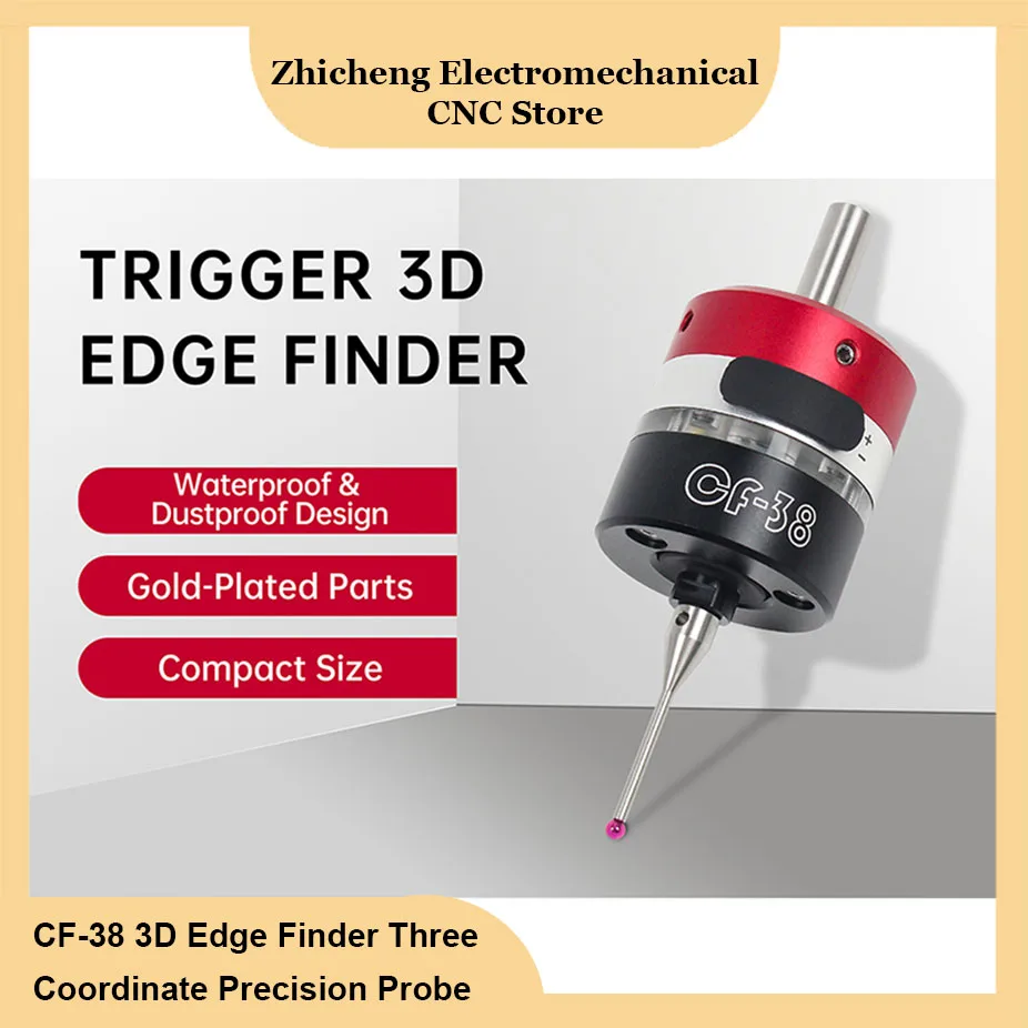 Edge Finder, 6-30v 1000mah Aluminum Alloy High Accuracy 3d Edge Finder