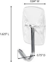 3M Clear Command Wire hook utensil Hook hanging plastic hooks adhesive plastic hooks clear 2