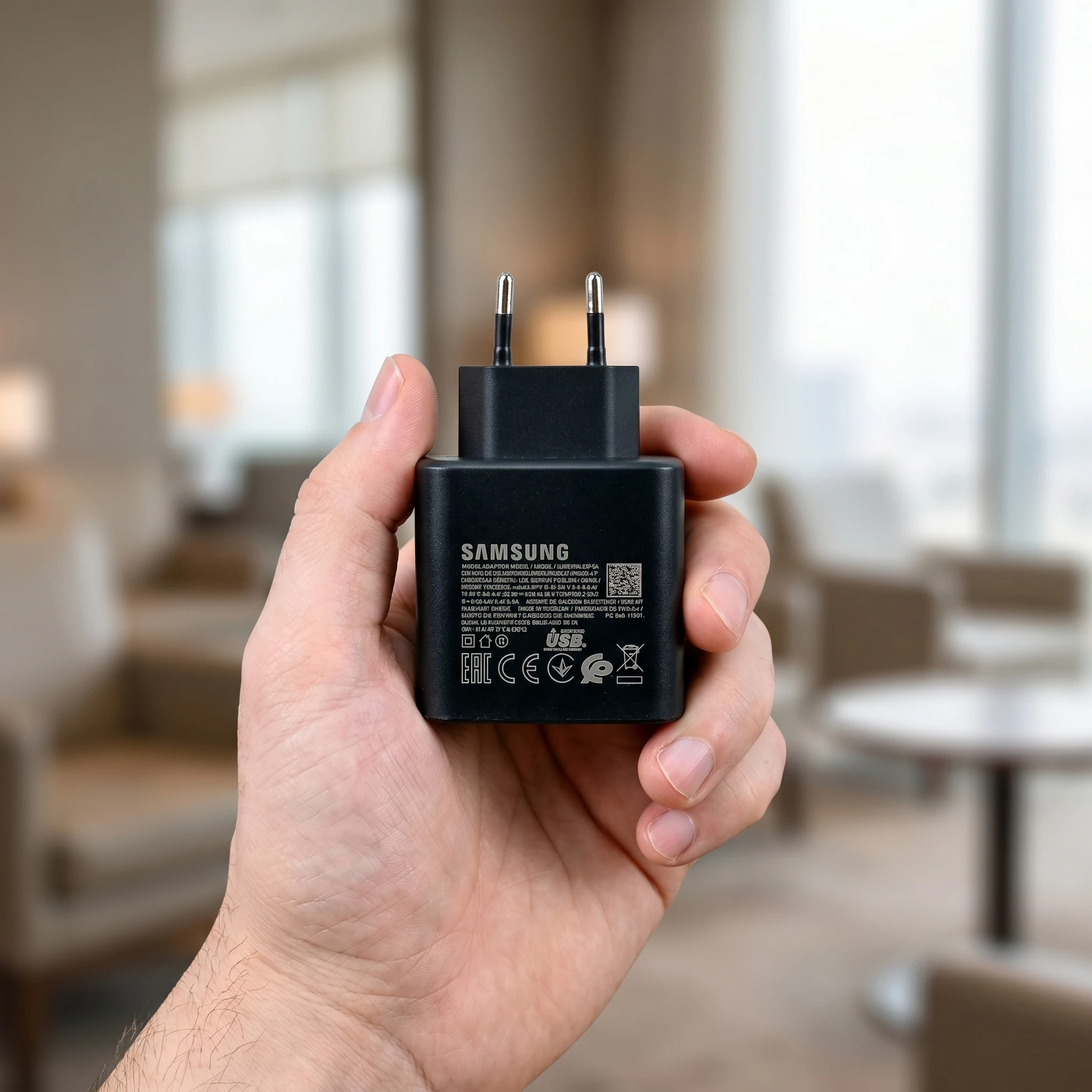 High-Speed 45W USB-C Charger with EU Adapter and Cable