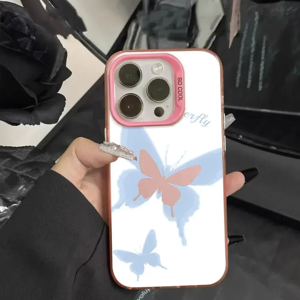 Colorful Butterfly Soft Shockproof Protector Case Back Cover