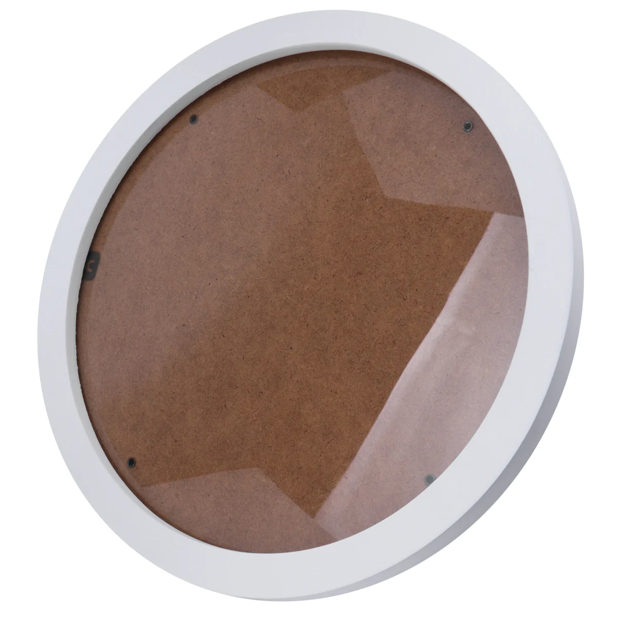 

Wooden Round Photo Frame Wall Hanging Picture Holder Photographs Display Stand Shadow Box