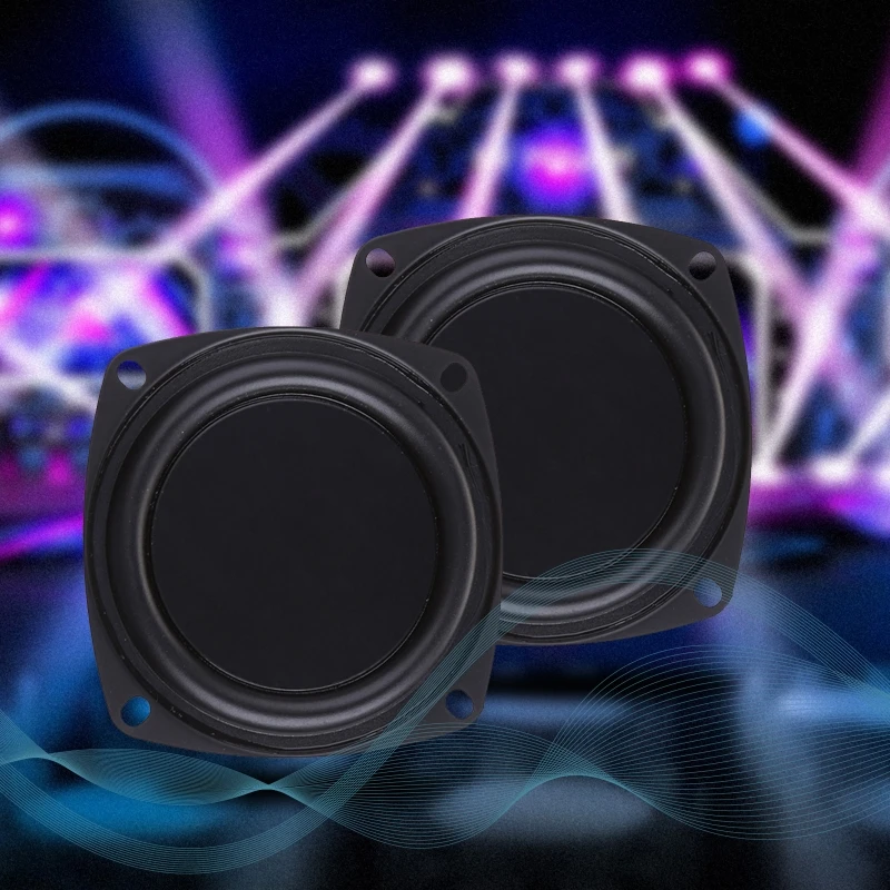 2Pcs Woofer Radiator Bass Passive Speaker 2"/3"/3.5" Low Frequency
