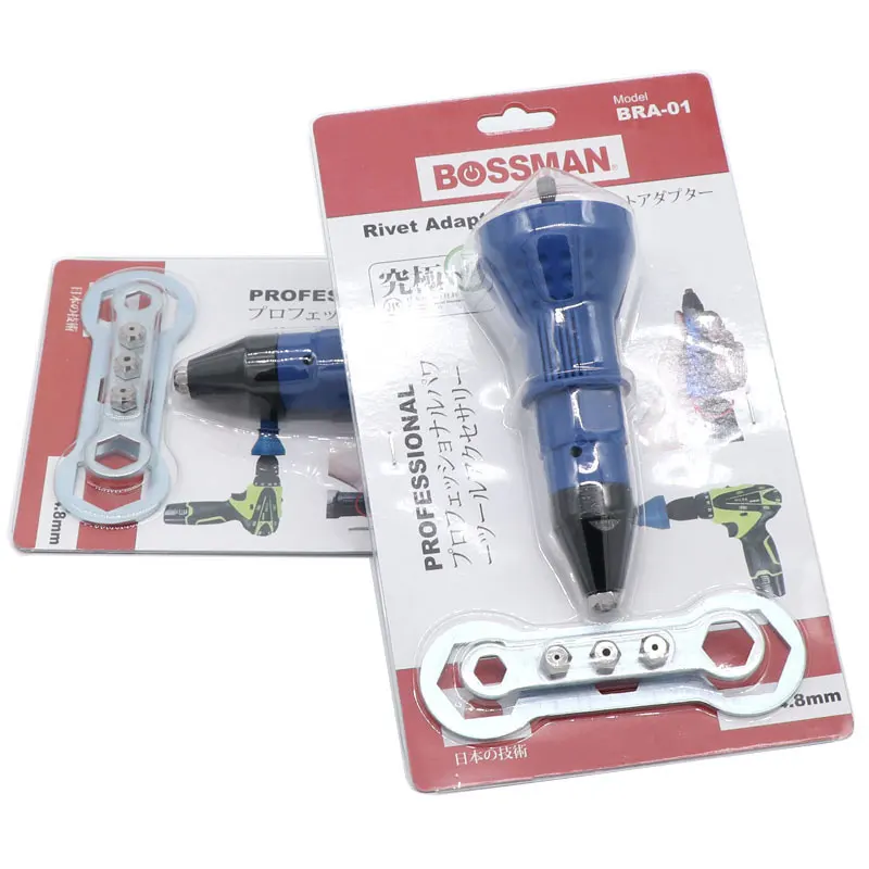 

Electric Rivet Gun Conversion Head Accessories Tools for Home Nail Staple Carpentry Plastic Ball Power Adapter Drill Cordless