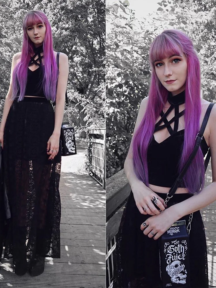 

InstaHot Goth Pentagram Black Camis Vintage Velvet Sexy Corset Tops Gothic Halter Backless Hollow Out Crop Tops Basic Streetwear