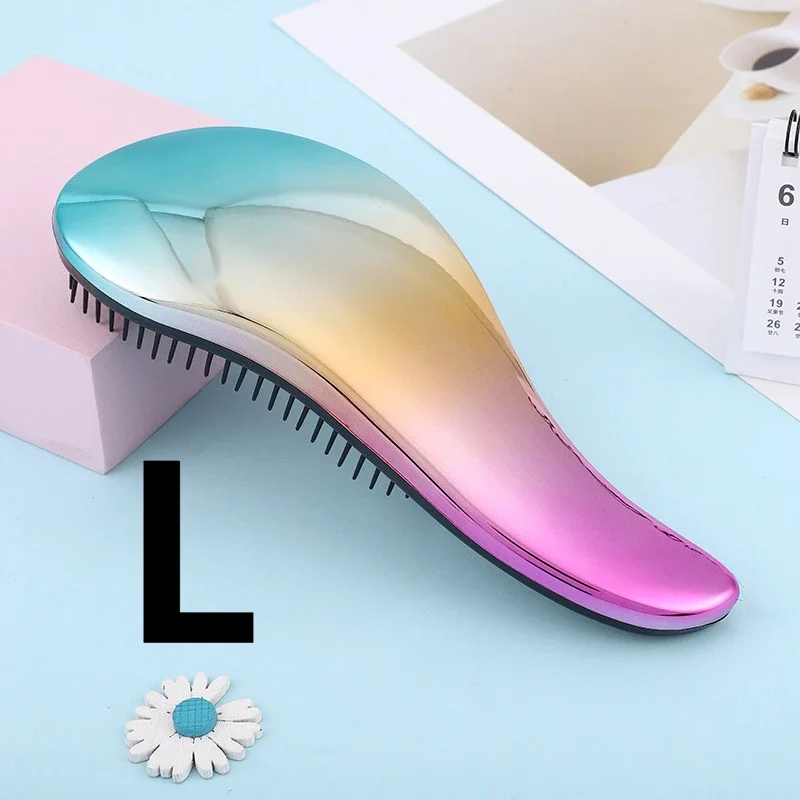 Hair Comb Curly Hair Brush Hair Brush Comb Hair Comb Set Colorful Hair Brush Children and Women Shiny Anti-knot TT Hair Comb Reduce Loss Detangling Brush Scalp Massage Comb