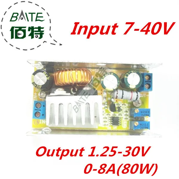 1pcs DC-DC 8A step down constant voltage constant current module solar LED driver with the shell to lithium batteries