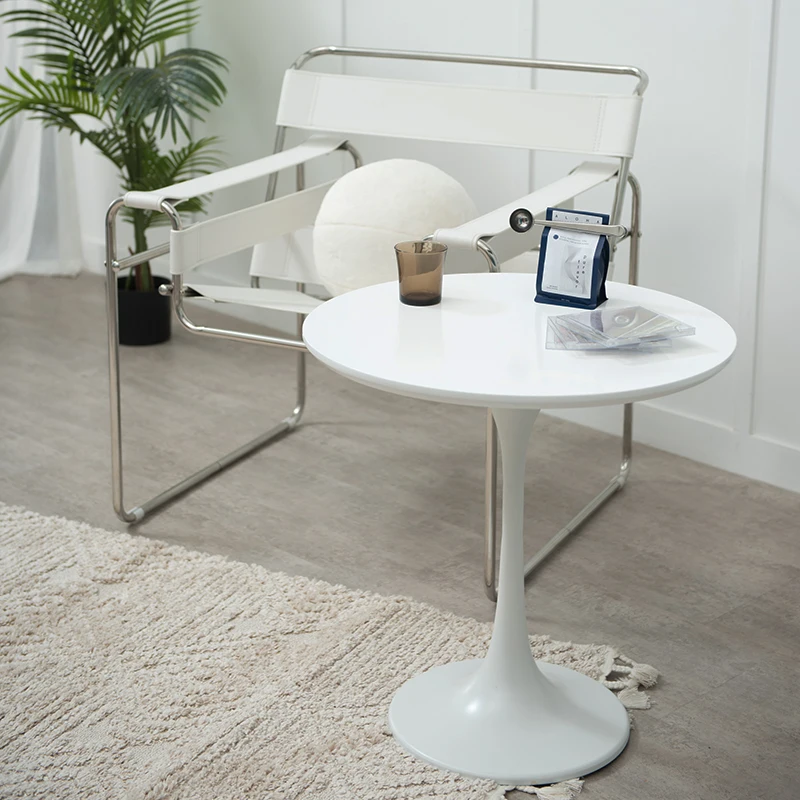 

Modern Wood Coffee Side Table Living Room Round Bedroom Coffee Table Industrial Minimalist Outdoor Mesa Plegable Home Furniture