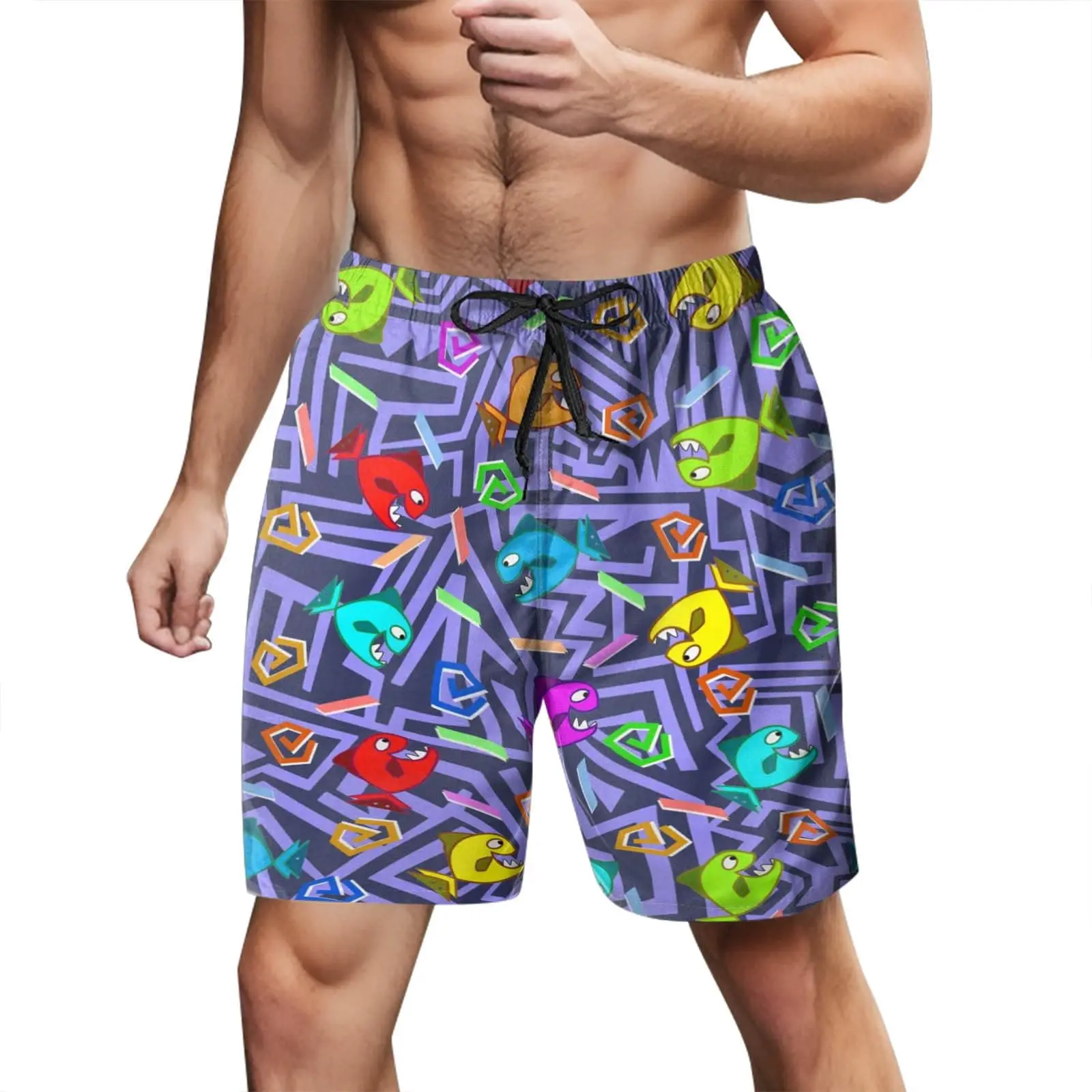 Mens Oversized Beach Shorts Surfing Swimwear