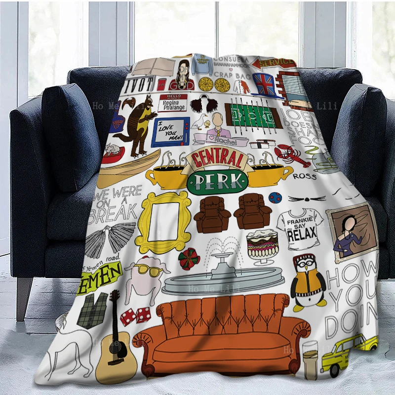 

Friends Is A Popular American Sitcom That Originally Aired On Nbc From 1994 To2004 About Six Living In Manhattan.Flannel Blanket