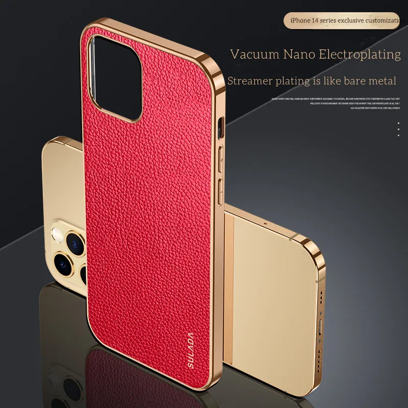 SÜTI iPhone 15 Pro PhoneBack NanoLeather PhoneBack by Süti - Thinnest iPhone Case Minimalist for the