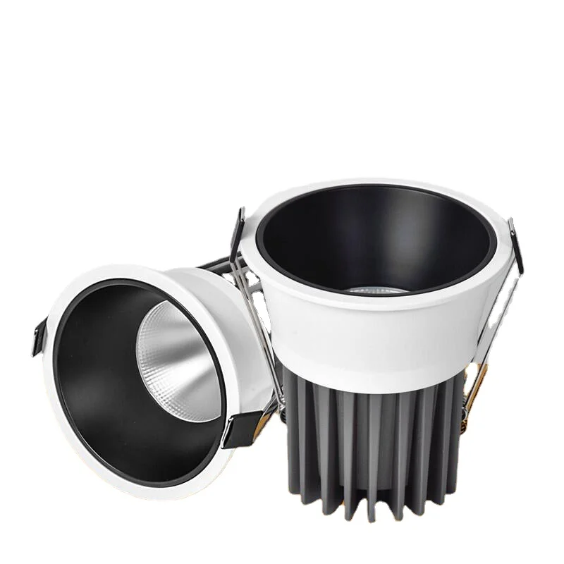 

Dimmable Led Downlight Recessed Ceiling Lamp Spotlight Aluminum Led COB Light 7W9W12W15W18W20W AC110V 220V For Home Office Store