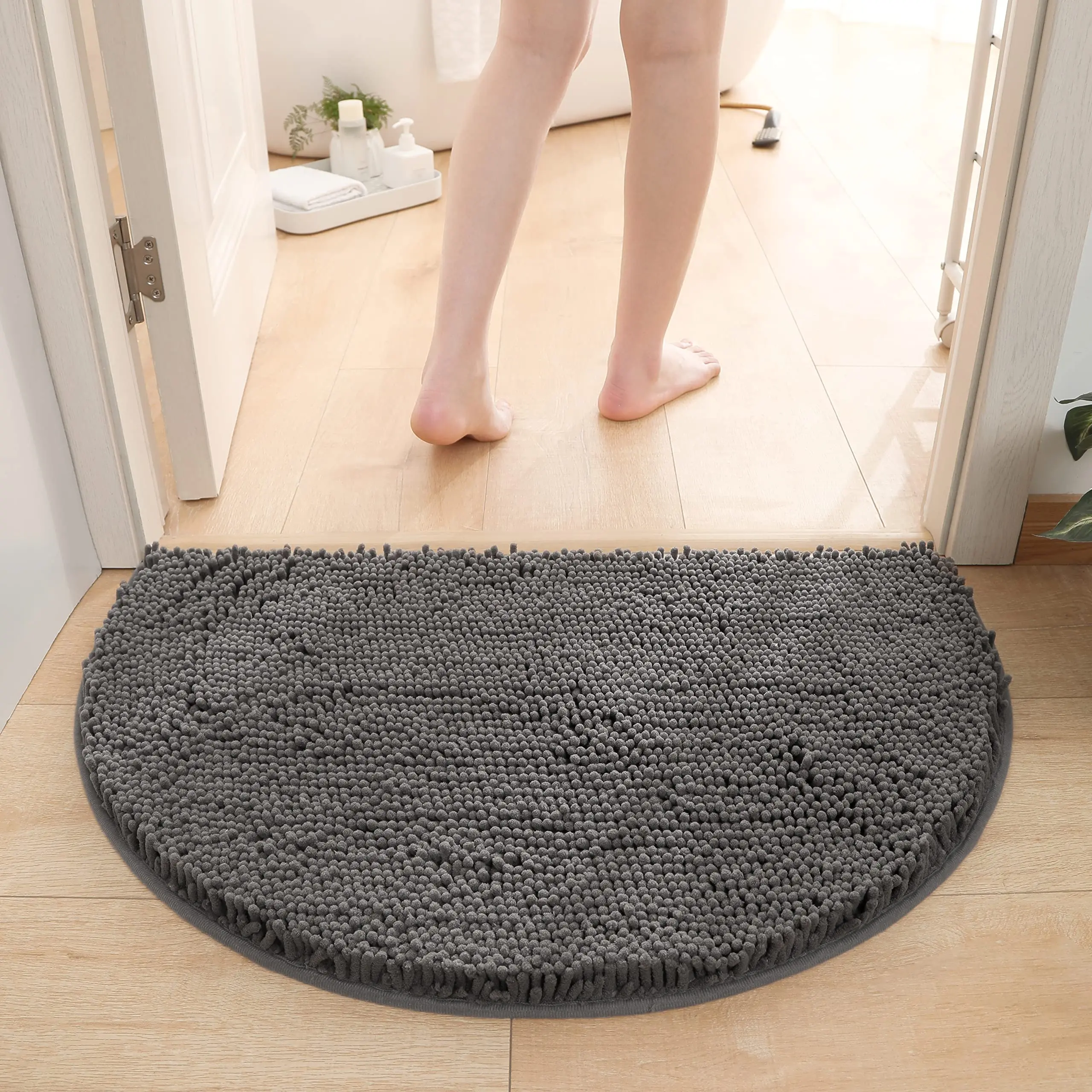 AIDEA Bathroom Rugs Chenille Bath Mat for Bathroom Highly