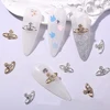 10pcs Punk Planet Nail Art Charm 3D Gold/Silver Glitter Planet Nail Decoration DIY Luxury Planetry Design Nail Accessories 3