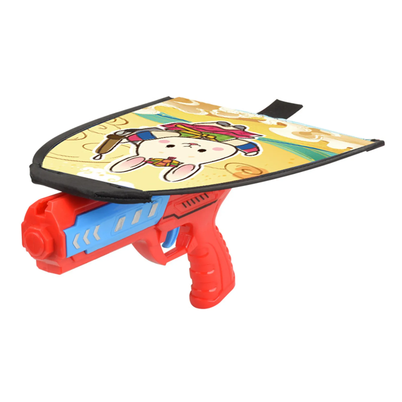 Kids Kite Launcher Catapult Kite Gun Glider Hand Throw Outdoor Garden Launch Shooting Game Sports Toys For Children Boys Gifts
