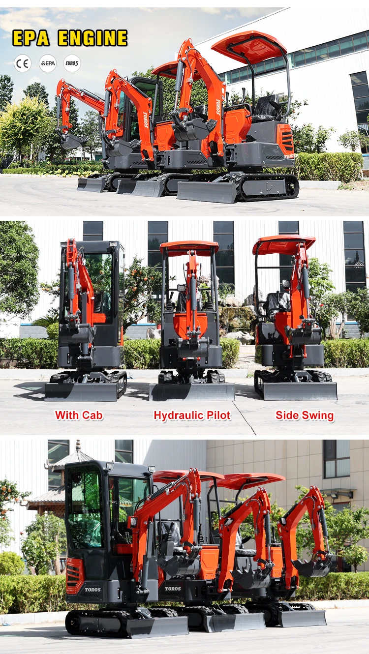 S6ce10f09185846599d0849fcafd4c858I 1 Ton Mini koparka gąsienicowa Auger mały koparka wymiana fabryczna cena na sprzedaż 1.2 Ton Bagger CE EPA producent porcelany