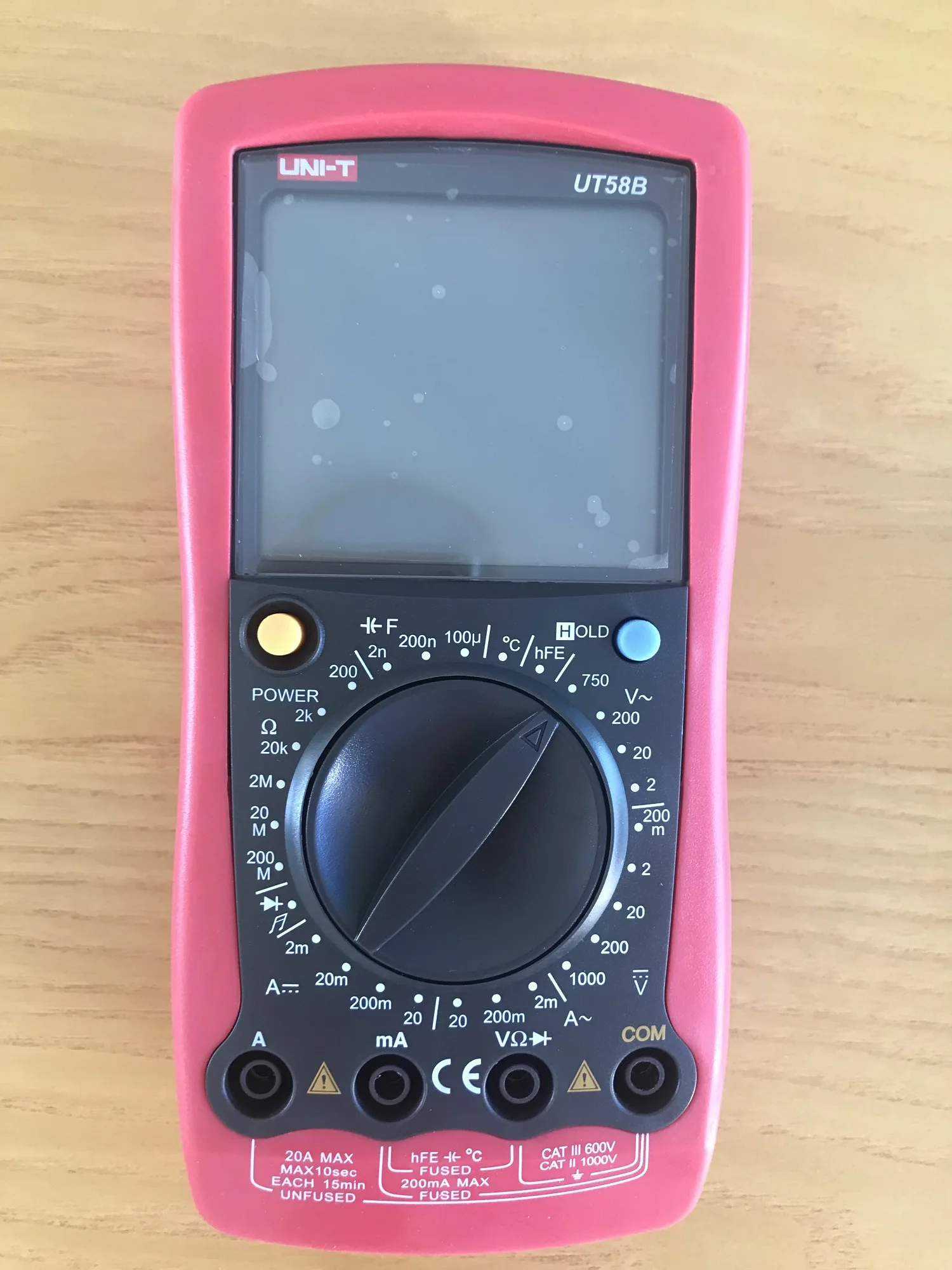 Unit Digital Multimeter Large Screen Universal Ut58a Ut58c Ut58d Ut58b