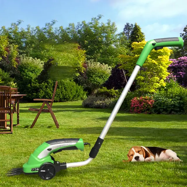 1 Állítsa Be A Gyakorlati Fűnyíró Tényleges Fém Multifunkcionális Megbízható Fűvágó Egyedi Tartós Kertre - Image 3
