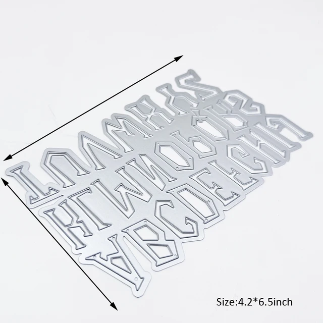 Spooky Alphabets Metal Cutting Dies 6