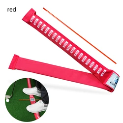 Golf Swing Enhancer - Innovative Tool to Boost Balance and Swing Performance for All Golfers (Red)