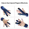 Adjustable 2 Finger Splint Hand Wrist Brace Support for Trigger Finger Aluminum Support Brace Guard Splints Tendon Pain Relief 6