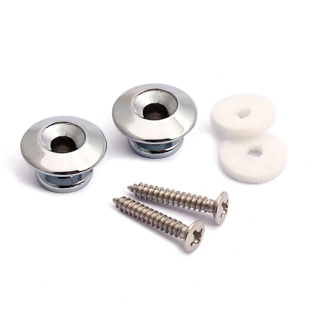 

Mushroom Head Guitar Strap Locks Straplock Buttons Guitar Belt Strap Button with Mounting Screws For Acoustic Guitar Parts
