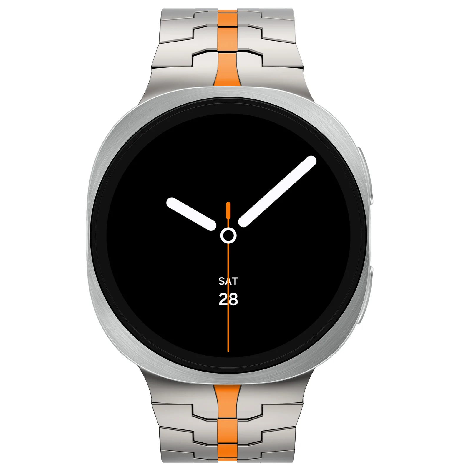 Elegant Stainless Steel Watch Bracelet Band in Metal Finish