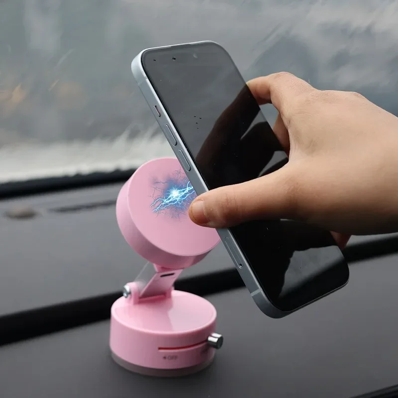 Vacuum Adsorption Magnetic Suction Cup Phone Mount Double