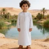 Islam Clothing Boy Muslim Kids Saudi Arabia Pakistan Dress Kaftan Thobe Ramadan Eid Jubba Thoub Abaya Djellaba Daffah Dishdasha