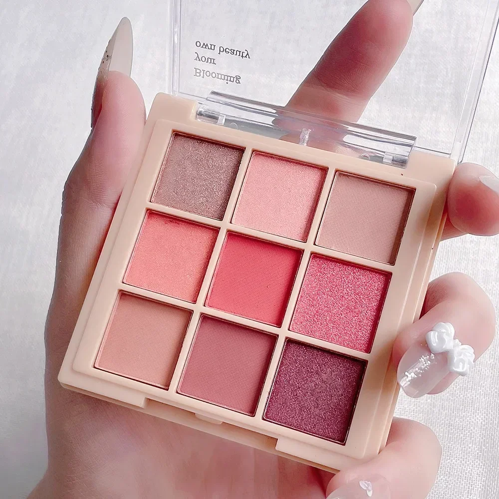 Waterproof Shimmering Matt Eyeshadow Palette Glitter Pearlescent Long Lasting Eye Shadow Pigment Makeup Palette Cosmetic eye shadow plate