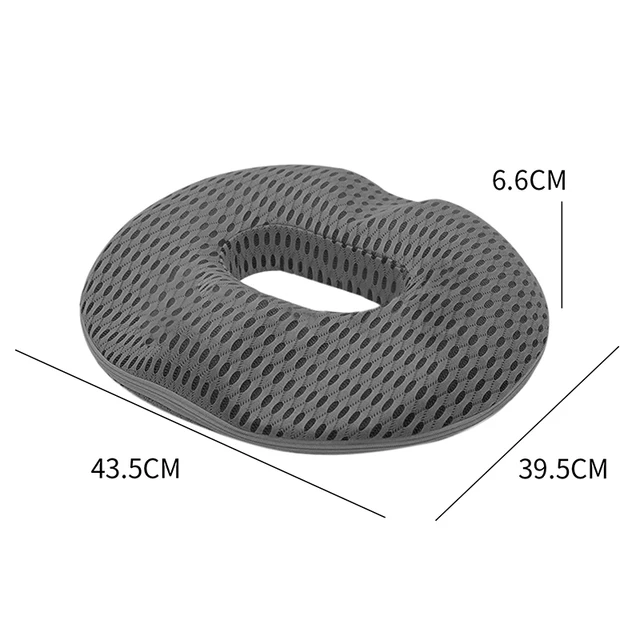 Cuscino A Ciambella In Memory Foam Per Sollievo Dolore - Emorroidi, Coccige E Post-Operatorio - Foto 5