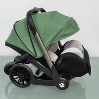 2025 nouveau-en-un multifonctionnel nouveau-né poussette léger pliable siège de voiture bidirectionnel haute vue bébé poussette porte-bébé 4