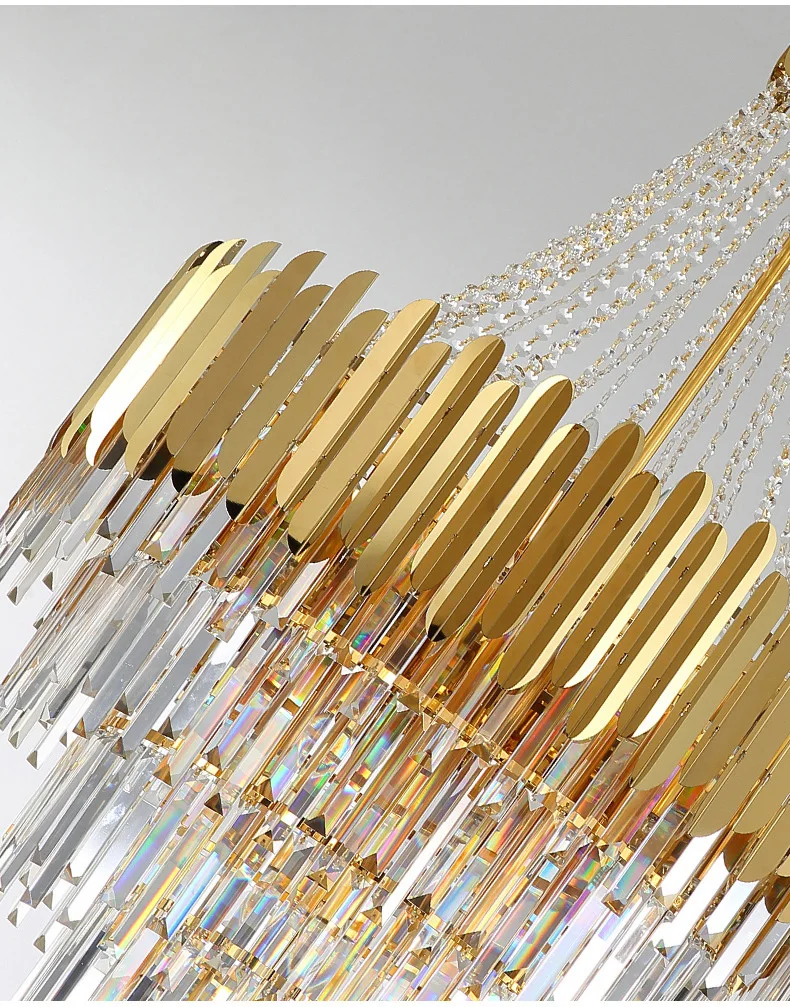 Lustre moderne en cristal - vue 5