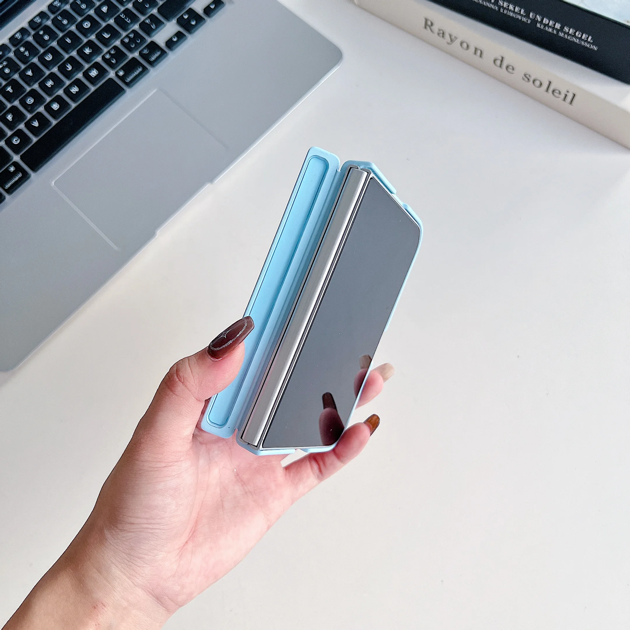 Matte Silicone Shockproof Phone Cover with Magsafe Magnetic Feature