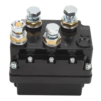 12V 500A Winch Solenoid Contactor Relay Controller For 8000 to 15000lb ATV UTV SUV Trailer Hydraulic Pump Lift Jack Accessories