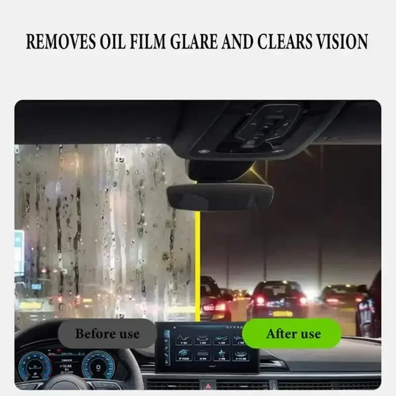 Home Cleaning Brush Car Glass Sponge Oil Film Remover Automotive Front Inside Windshield Remover
