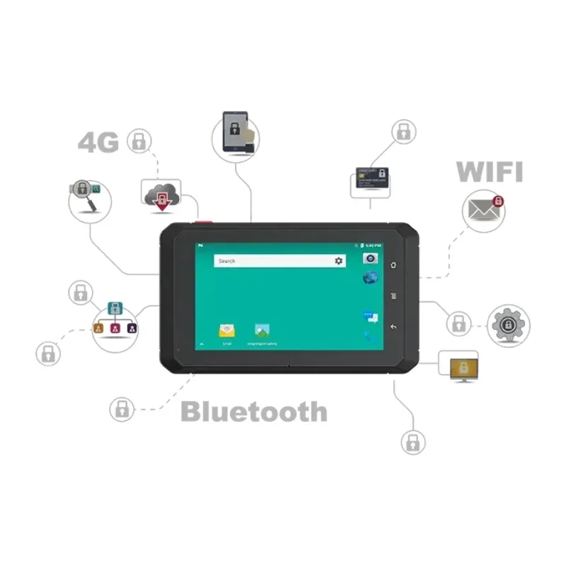 5인치 차량용 태블릿 MDT 4G/WIFI/GPS/GNSS 및 멀티 터치 스크린 포크리프트 안전용