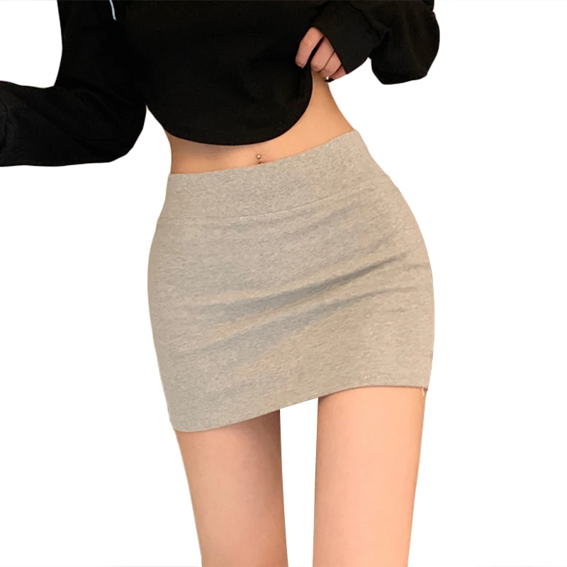 y2k Skirts 2000s Women Sexy Clothes Solid Color Elastic High Waist Bodycon Mini Skirt Club Party Skirts Streetwear 8 y2k Skirts 2000s Women Sexy Clothes Solid Color Elastic High Waist Bodycon Mini Skirt Club Party Skirts Streetwear