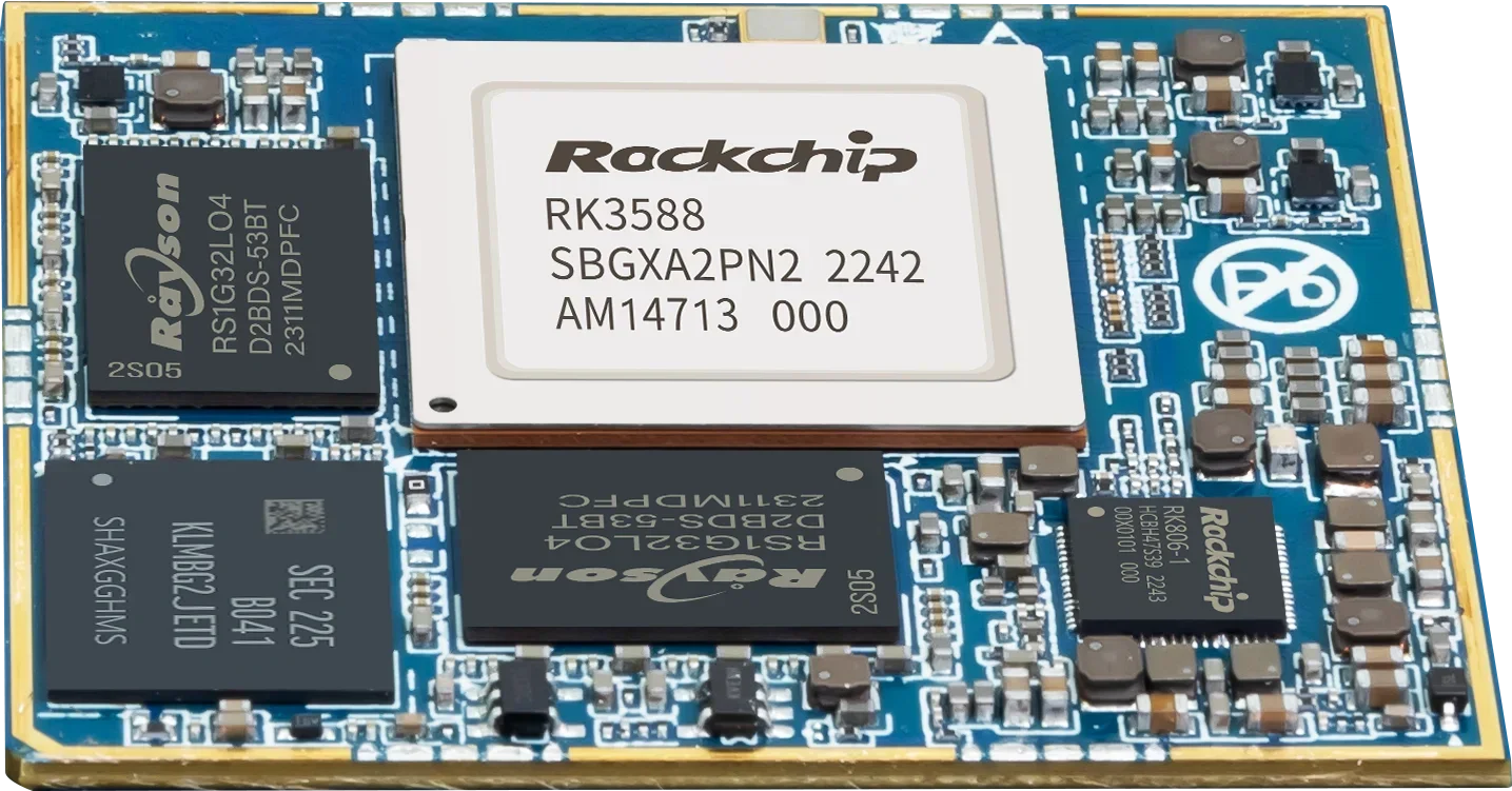 ٳ  RK3588-LGA ھ ,  Cortex-A76,  Cortex-A55, 8GB LPDDR4, 32GB eMMC