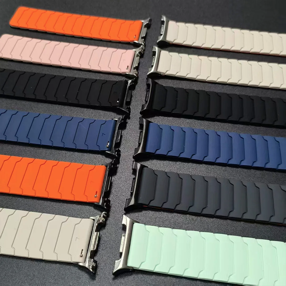 Magnetic Silicone Loop Strap Bracelet