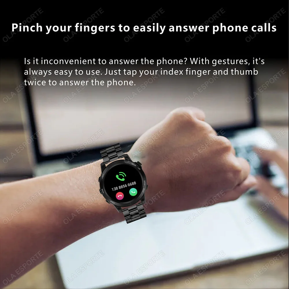  ߿ GPS Ʈ ġ, AMOLED HD ũ, LED , 420 Mah  ýƮ, BT ȭ,  Ʈġ, 480*480, 2024 ǰ
