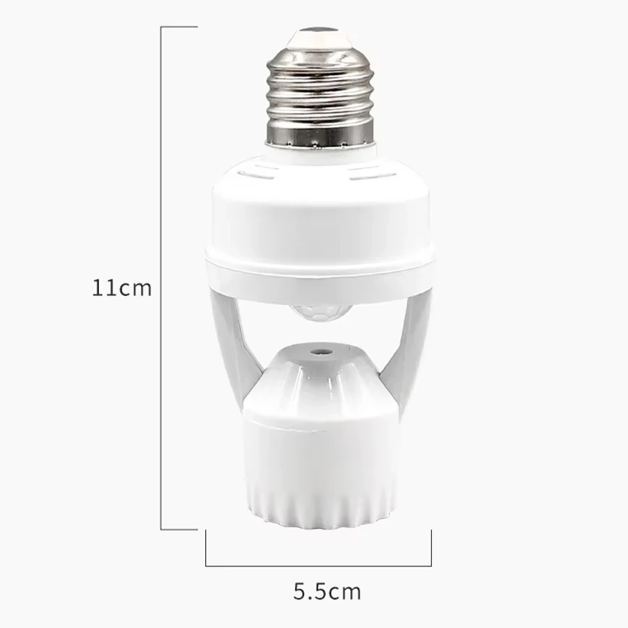 Smart Motion Sensor Light Bulb Holder E27 PIR Induction Sensor Adapter Lamp Base Converter Automatic LED Switch AC 110V 220V lamp holder