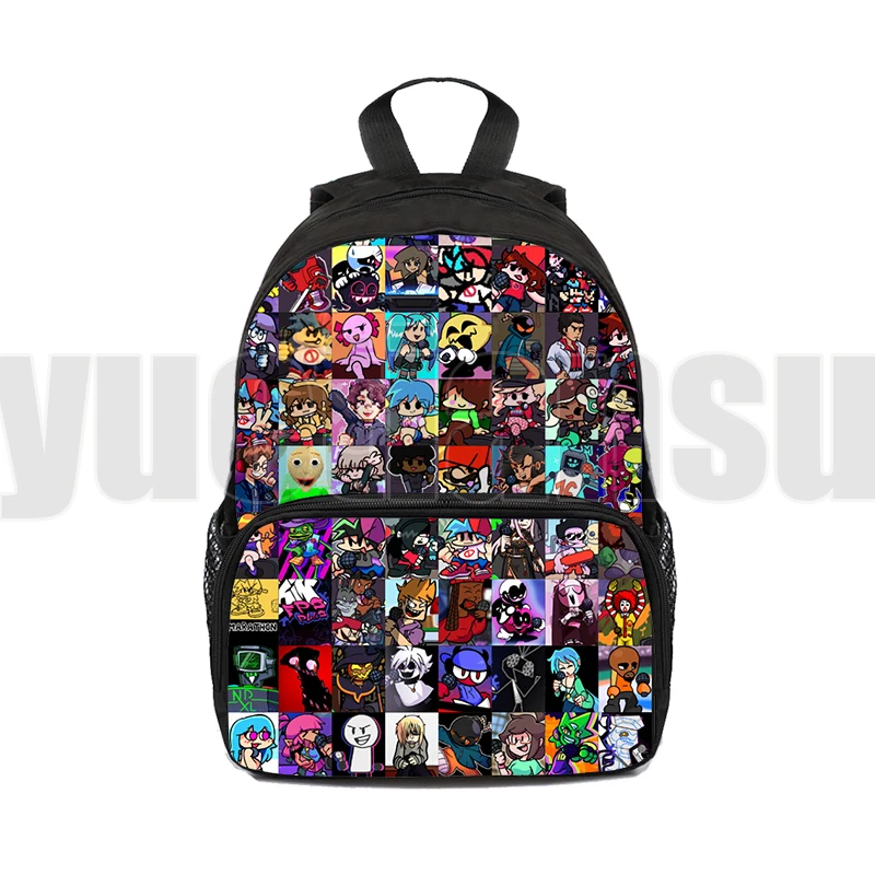 

12/16 Inch Mini Bag Fashion 3D Printed Friday Night Funkin Backpack Children Anime Bag Bookbag Kids Backpack Kindergarten