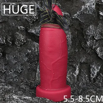 Huge Realistic Dildo Soft Thick Dildos Vaginal Stimualtor Giant Fake Penis Big Anal Butt Plug Sex Products Toys For Male Female 1