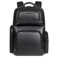 Backpack Men Genuine Leather Fashion Schoolbag For Teenager Boys Travel Bag Male Laptop Backpack messenger bag Leather Bags 1