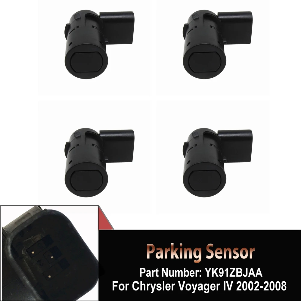 

4pcs New Car PDC Parking Aid Sensor For 2005-2008 Dodge Grand Caravan Chrysler car accessories OEM 1BG52RXFAA YK91CB6AA